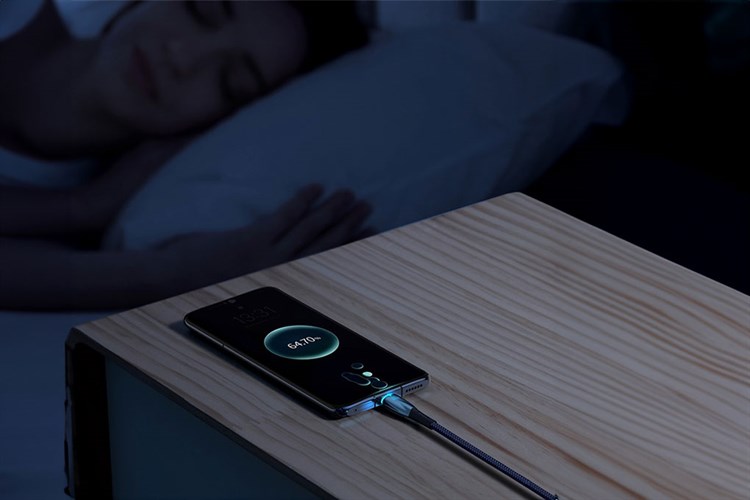 Cáp sạc và truyền dữ liệu USB-A - Type-C 15W 1m Baseus Glimmer CB000024 Màu Xanh Dương