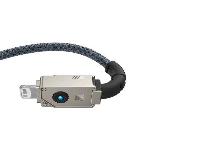 Cáp Type C - Lightning 1m Baseus Unbreakable CB000049 Màu Trắng - Xanh