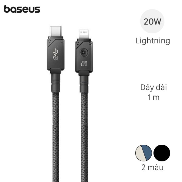 Cáp Type C - Lightning 1m Baseus Unbreakable CB000049