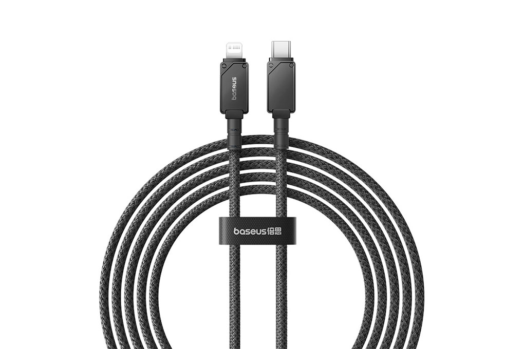 Cáp sạc nhanh Type-C - Lightning 20W 2m Baseus Unbreakable CB000049 Màu Đen