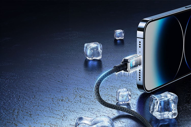 Cáp sạc nhanh Type-C - Lightning 20W 2m Baseus Unbreakable CB000049 Màu Trắng - Xanh