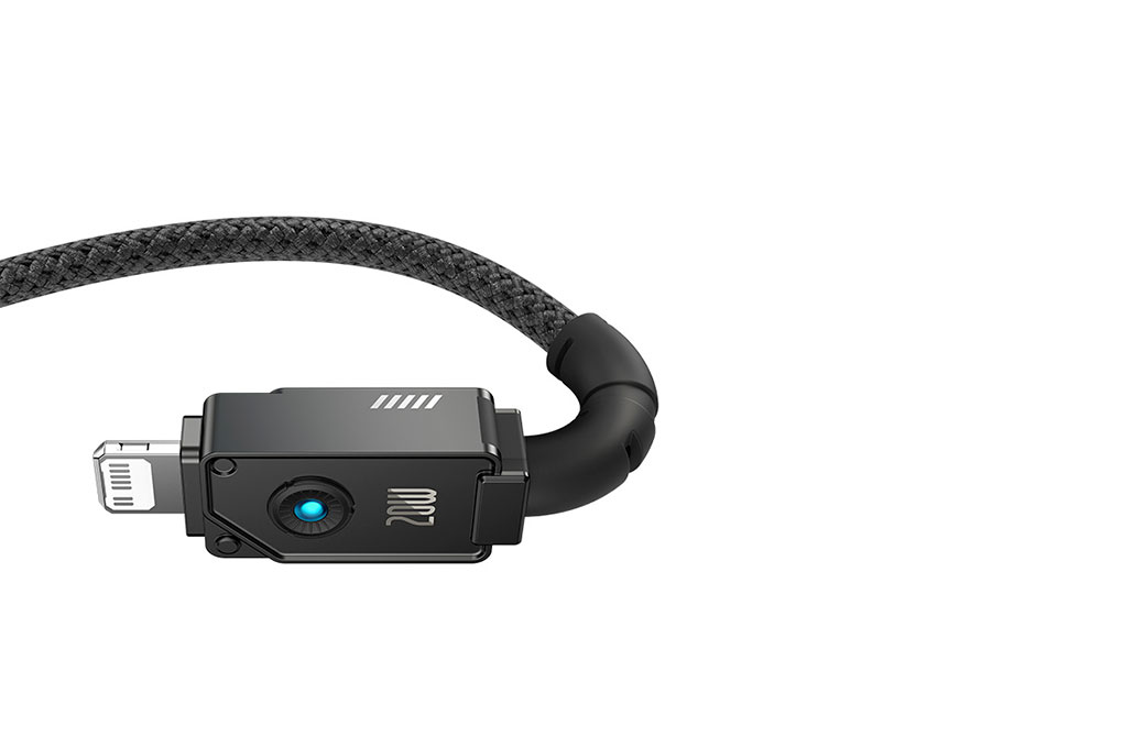 Cáp sạc nhanh Type-C - Lightning 20W 2m Baseus Unbreakable CB000049 Màu Đen
