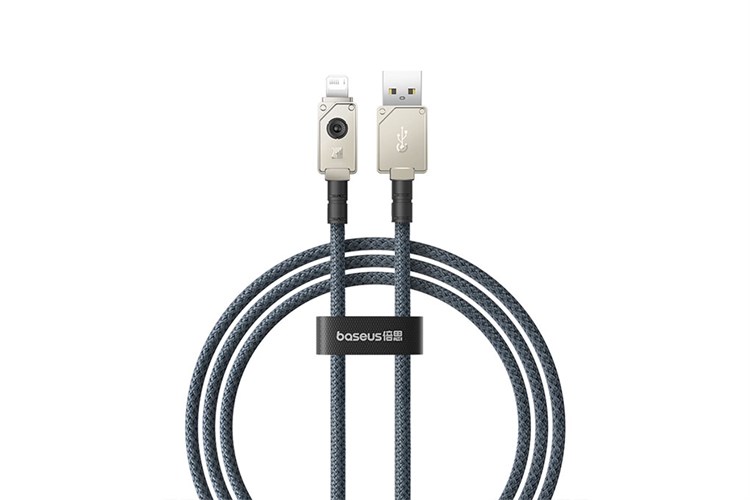 Cáp Lightning 1m Baseus Unbreakable CB000048 Màu Trắng - Xanh