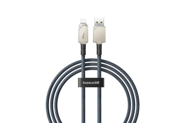 Cáp Lightning 1m Baseus Unbreakable CB000048 Màu Trắng - Xanh