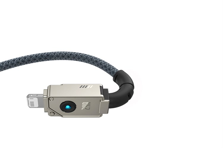 Cáp Lightning 1m Baseus Unbreakable CB000048 Màu Trắng - Xanh