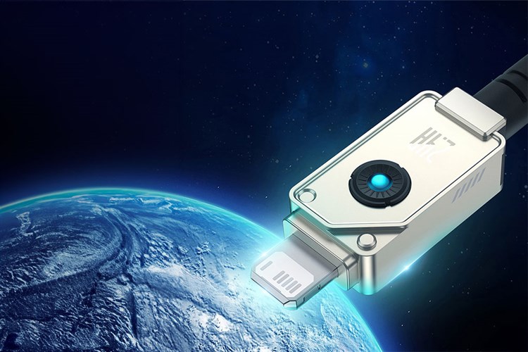 Cáp Lightning 1m Baseus Unbreakable CB000048 Màu Trắng - Xanh