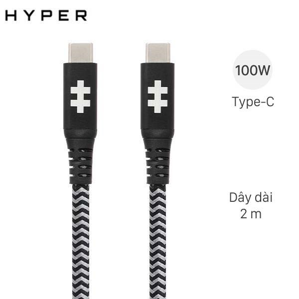 Cáp Type C – Type C 2m HyperDrive HD-CBG601