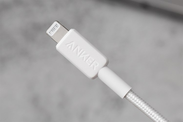 Cáp sạc nhanh và truyền dữ liệu Type-C - Lightning 20W 0.9m Anker 322 A81B5 Màu Trắng