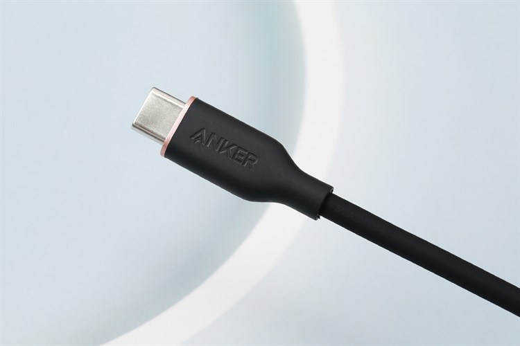 Cáp sạc nhanh và truyền dữ liệu Type-C - Lightning 20W 0.9m Anker PowerLine III Flow A8662 Màu Đen