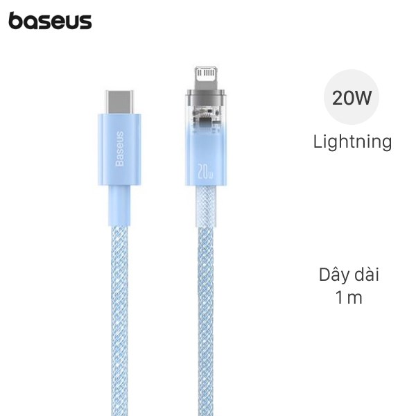 Cáp Type C - Lightning 1M Baseus Explorer Cb000040