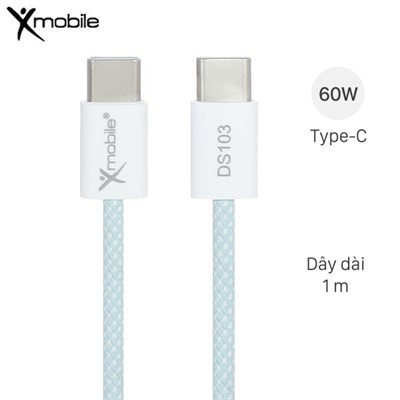 Cáp Type C - Type C 1m Xmobile DS103
