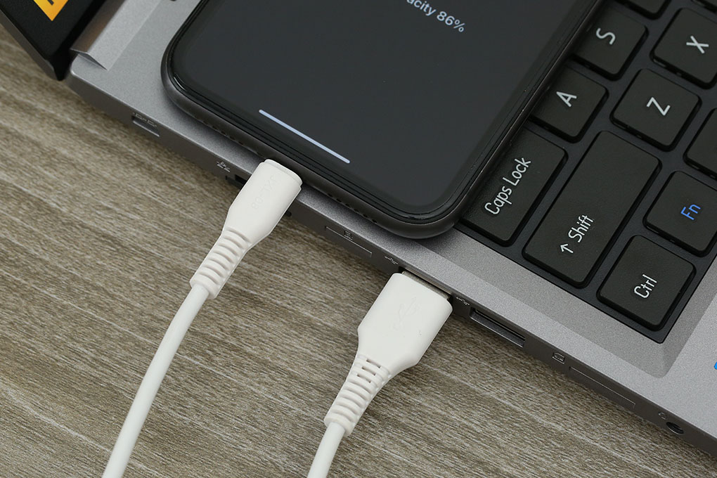 Cáp sạc USB-A - Lightning 12W 1m  AVA+ JXL-08 Màu Trắng