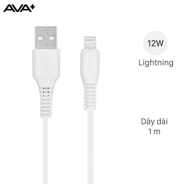 Cáp Lightning 1M Ava+ Jxl - 08