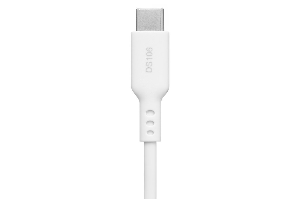 Cáp sạc nhanh Type-C - Type-C 60W 1m AVA+ DS106 Màu Trắng