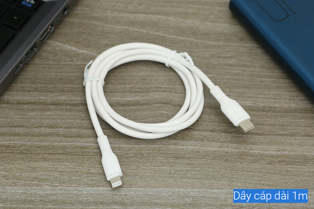 Cáp sạc nhanh và truyền dữ liệu Type-C - Lightning 27W 1m AVA+ L2206 - 4