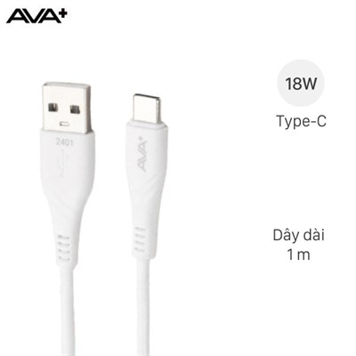 Cáp Type C 1m AVA+ CS-CL086