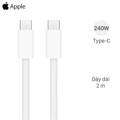 Cáp Type C - Type C 240W 2m Apple MU2G3