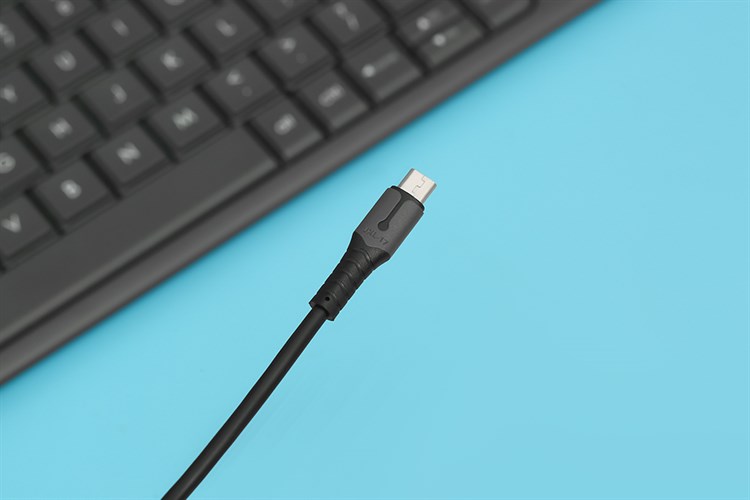 Cáp sạc và truyền dữ liệu USB-A - Micro USB 10.5W 1m AVA+ JXL-17 Màu Đen
