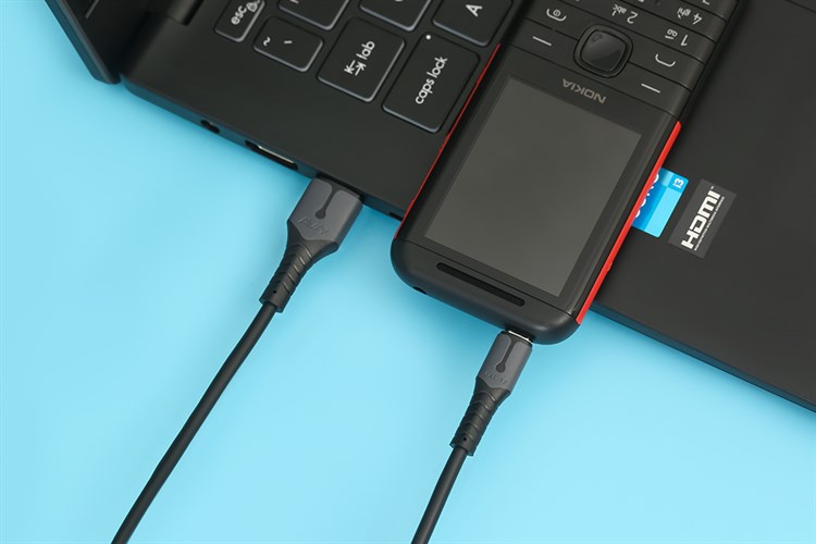Cáp sạc và truyền dữ liệu USB-A - Micro USB 10.5W 1m AVA+ JXL-17 Màu Đen
