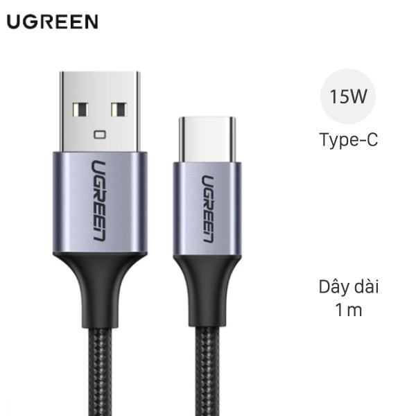 Cáp Type C 1M Ugreen 60126