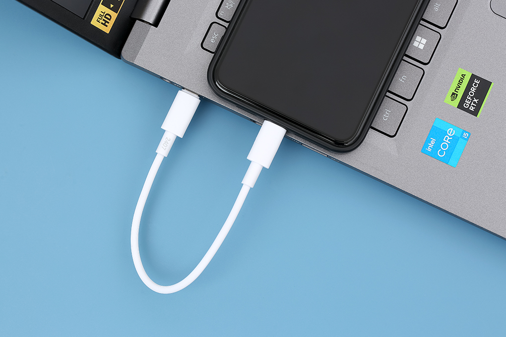 Cáp sạc nhanh và truyền dữ liệu Type-C - Lightning 30W 0.2m Xmobile CS-DC06 Màu Trắng