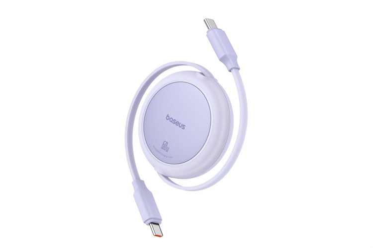 Cáp Dây Rút Type C - Type C 1m Baseus Retractable Free2Pull Mini CB000088