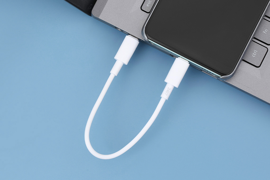 Cáp sạc nhanh và truyền dữ liệu Type-C - Type-C 60W 0.2m Xmobile CS-DC06 Màu Trắng