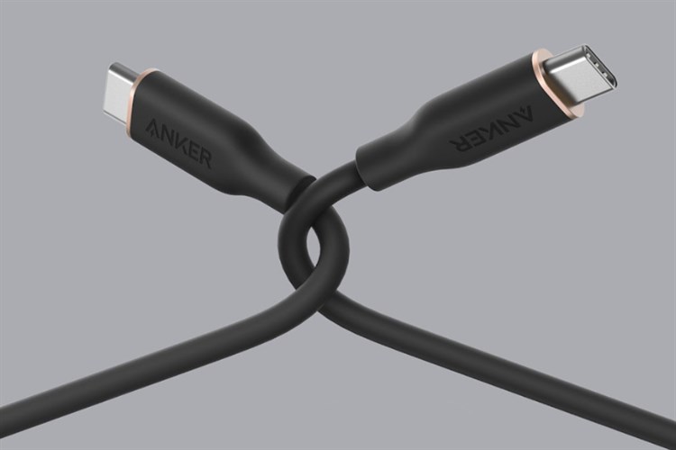 Cáp Type C - Type C 1.8m Anker PowerLine III Flow A8553 Màu Đen