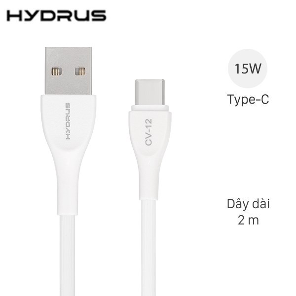Cáp Type C 2m Hydrus CV-12