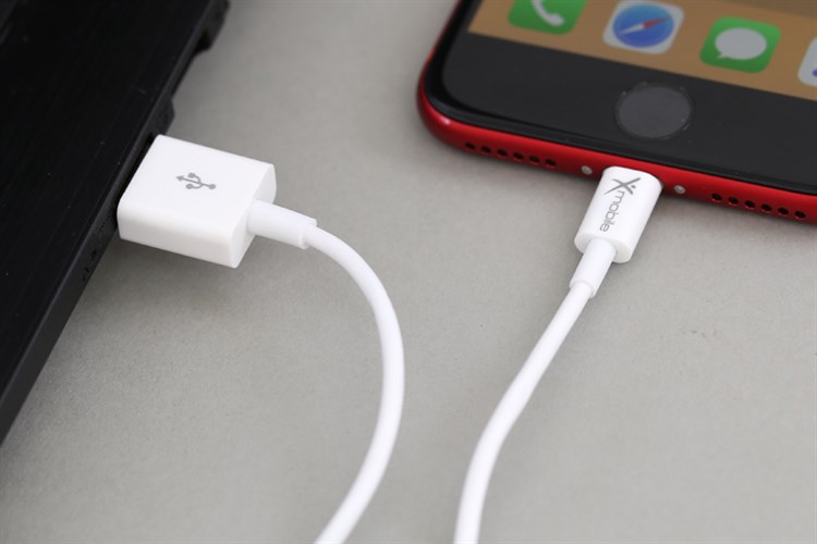 Dây cáp Lightning 1 m Xmobile Màu Trắng