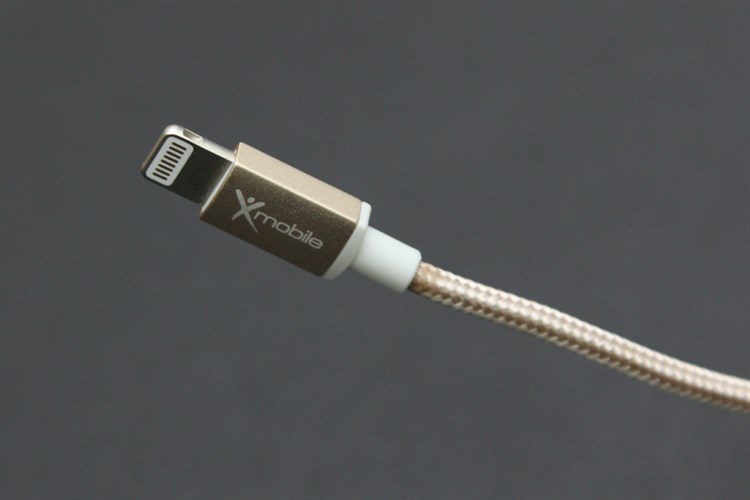 Dây cáp Lightning 1 m Xmobile AL06-1000 Màu Vàng đồng