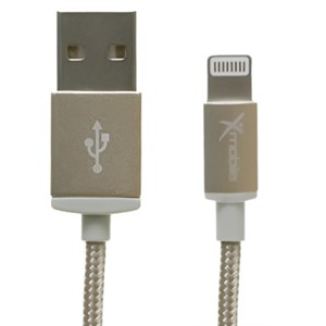 Dây cáp Lightning 1 m Xmobile AL06-1000 Màu Vàng đồng
