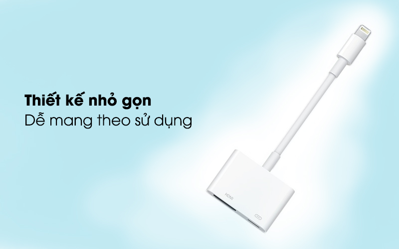 Adapter chuyển đổi Lightning sang cổng HDMI MD826 Apple Trắng