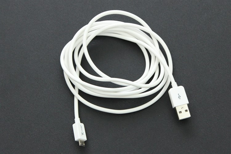 Dây cáp Micro USB 2 m Xmobile MU03 Màu Trắng