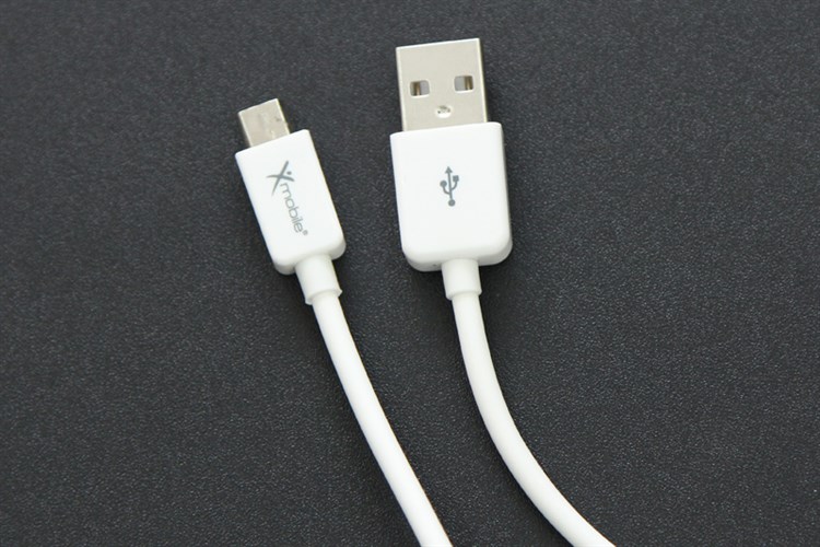 Dây cáp Micro USB 2 m Xmobile MU03 Màu Trắng