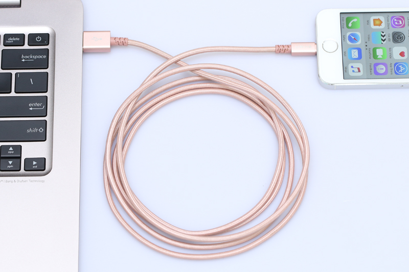 Dây cáp Lightning 2 m M-Best DS086-TB - Kết nối laptop với thiết bị truyền tải dữ liệu Dây cáp Lightning 2 m M-Best DS086-TB - Kết nối laptop với thiết bị truyền tải dữ liệu