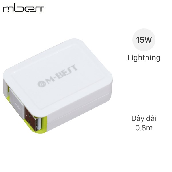 Dây cáp Lightning 0.8 m dây rút M-Best DS020-TB