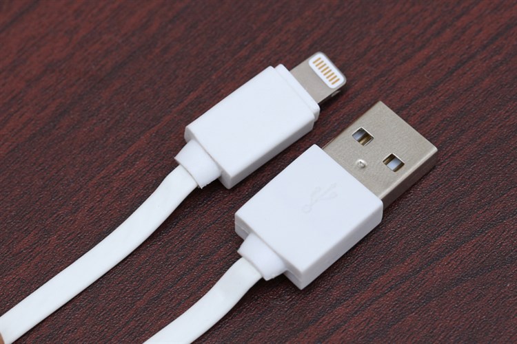 Dây cáp Lightning 0.8 m dây rút M-Best DS020-TB Màu Trắng - Xanh lá