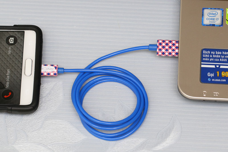 Dây cáp Micro USB 1 m eSaver DS120-TB - Truyền tải dữ liệu dễ dàng qua lại từ điện thoại với laptop mà không bị ngắt kết nối giữa chừng Dây cáp Micro USB 1 m eSaver DS120-TB - Truyền tải dữ liệu dễ dàng qua lại từ điện thoại với laptop mà không bị ngắt kết nối giữa chừng