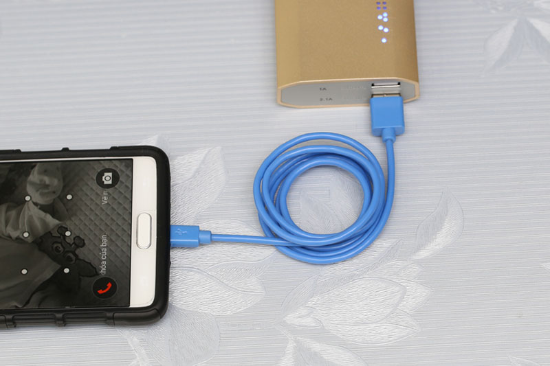 Dây cáp Micro USB 1 m eSaver DS118-TB - Sạc pin cho thiết bị từ pin sạc dự phòng Dây cáp Micro USB 1 m eSaver DS118-TB - Sạc pin cho thiết bị từ pin sạc dự phòng