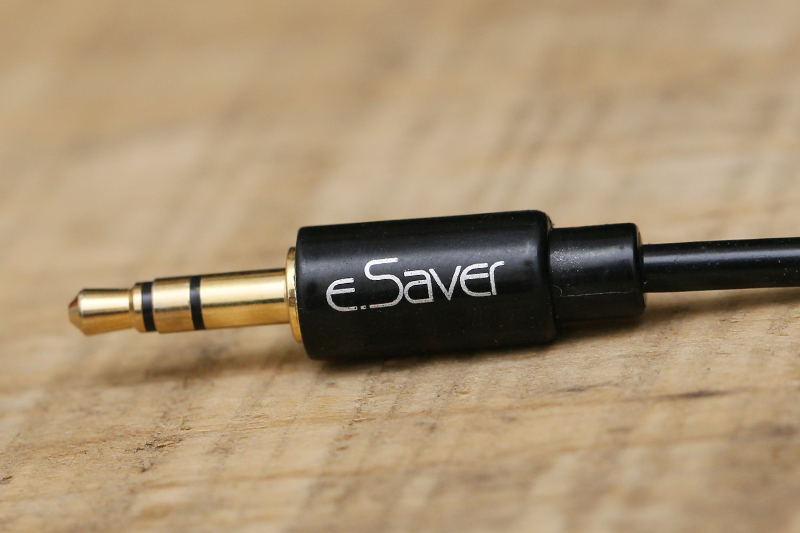 កាប Audio 3.5mm 1m eSaver DS125-TB ពណ៌ខ្មៅ កាប Audio 3.5mm 1m eSaver DS125-TB ពណ៌ខ្មៅ