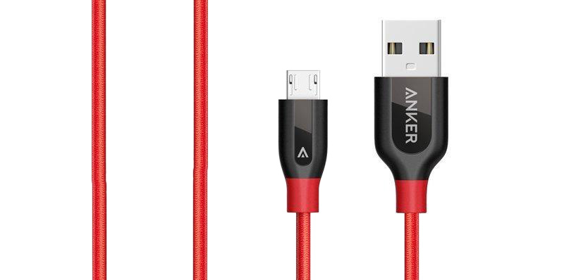 Cáp micro usb anker - Màu đỏ cực bắt mắt Cáp micro usb anker - Màu đỏ cực bắt mắt