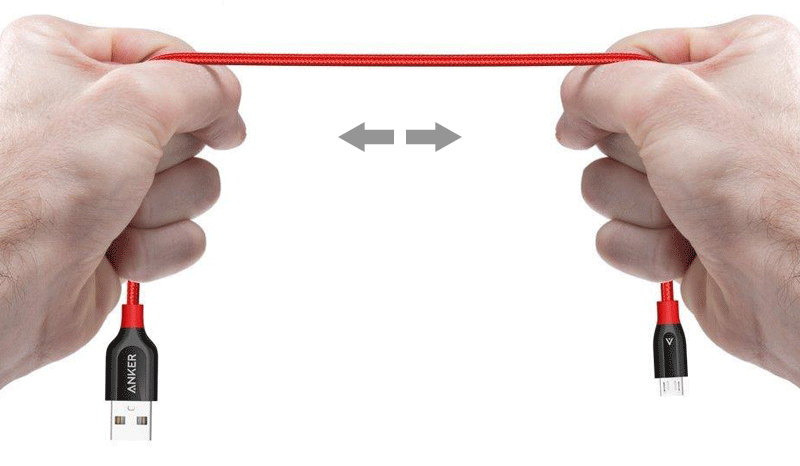 Cáp micro usb anker - Vỏ bện bằng nylon tạo sự bền bỉ chắc chắn Cáp micro usb anker - Vỏ bện bằng nylon tạo sự bền bỉ chắc chắn