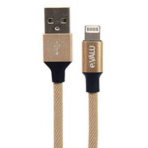 Dây cáp Lightning 1 m e.VALU LTL-01 Màu Vàng