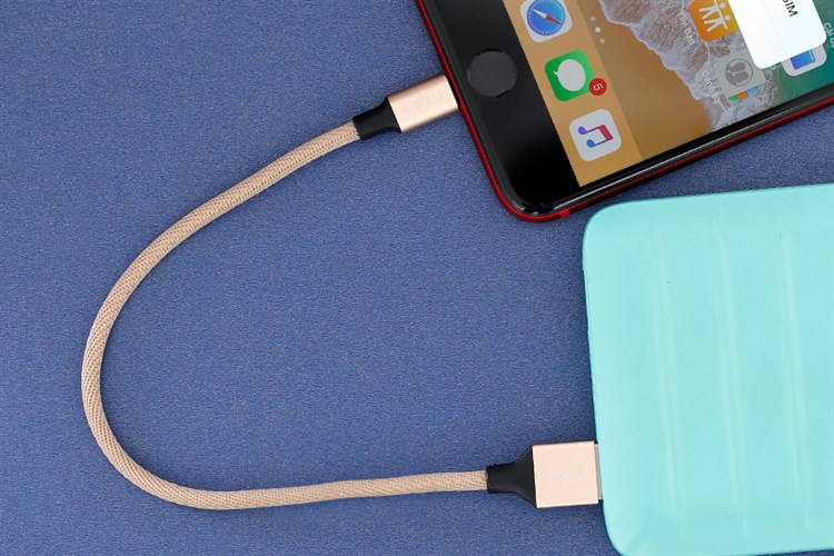 Cáp Lightning 0.2m eValu LTL-02 Màu Vàng