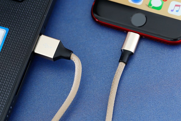 Cáp Lightning 0.2m eValu LTL-02 Màu Vàng