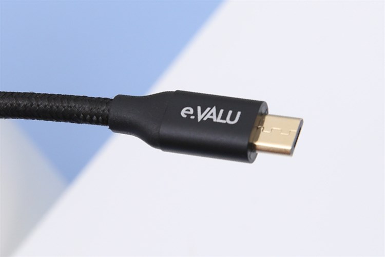 Cáp Micro USB 1m e.VALU LTM-01 Màu Đen