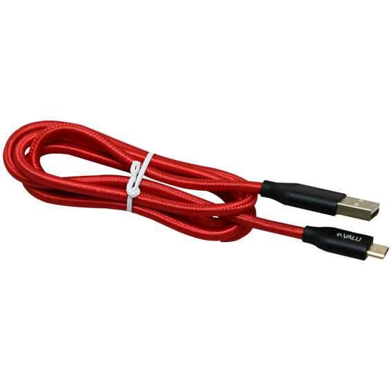 Cáp Micro USB 1m e.VALU LTM-01 Màu Đỏ