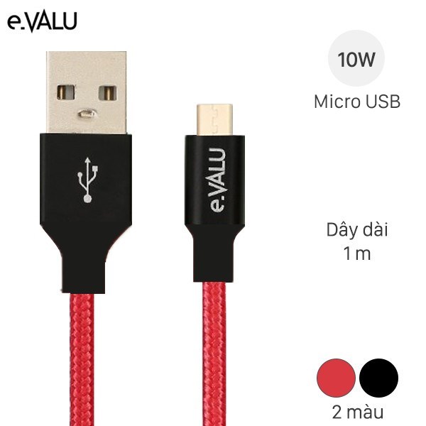 Cáp Micro USB 1m e.VALU LTM-01