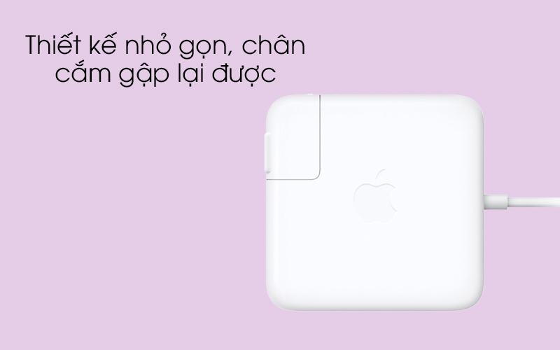 Adapter sạc 60W Apple MacBook Pro 13 inch MD565 có thiết kế gọn gàng Adapter sạc 60W Apple MacBook Pro 13 inch MD565 có thiết kế gọn gàng